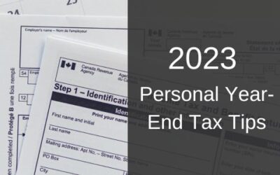 2023 Personal Year-End Tax Tips